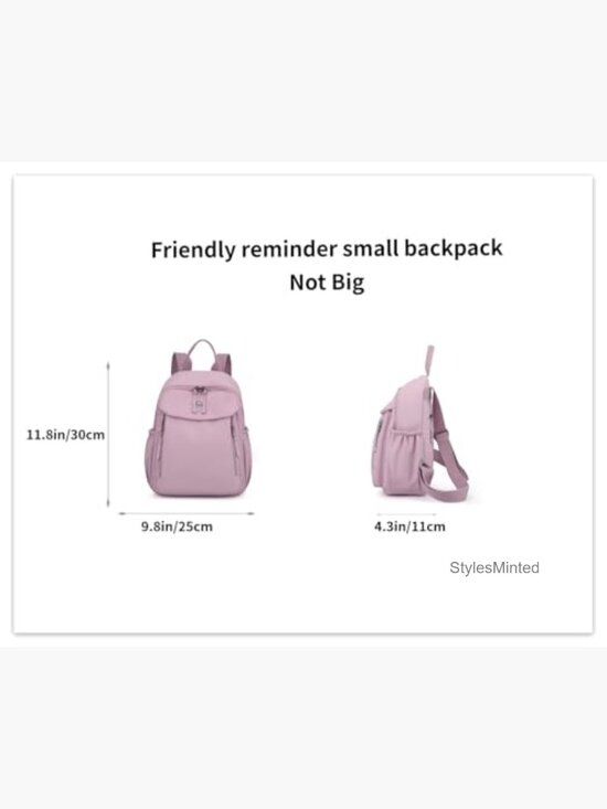Mini Lightweight Nylon Backpack for Women Travel Daypack main image 4